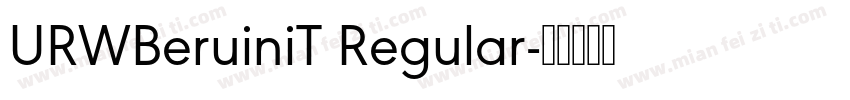 URWBeruiniT Regular字体转换